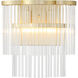 Azura 2 Light 12.13 inch Heirloom Brass Wall Sconce Wall Light