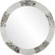 Elena 36 inch White and Brown with Mirror Mirror