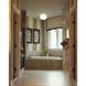 Mayu Wall Sconce Wall Light in Aged Gold Brass and Opal Glass