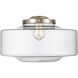 Franklin Restoration Bridgeton 1 Light 16 inch Oil Rubbed Bronze Mini Pendant Ceiling Light in Incandescent, Clear