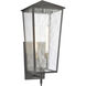 Marquis 2 Light 32 inch Matte Black Outdoor Sconce
