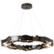 Trove LED 38.2 inch Modern Brass Circular Pendant Ceiling Light