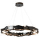 Trove LED 38.2 inch Dark Smoke Circular Pendant Ceiling Light