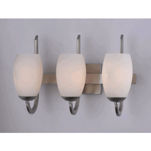 Taylor 3 Light 18 inch Satin Nickel Bath Vanity Wall Light in Medium Base