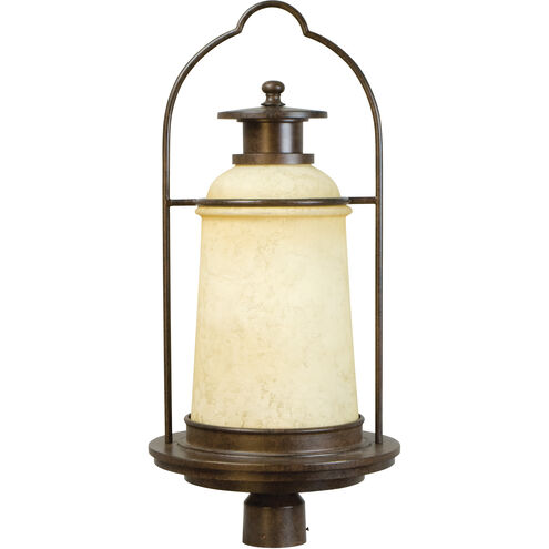 Portofino 1 Light 28 inch Aged Bronze Post Mount