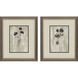Sumi-e Silhouette Brown and Gray and Neutral Framed Art, Propac