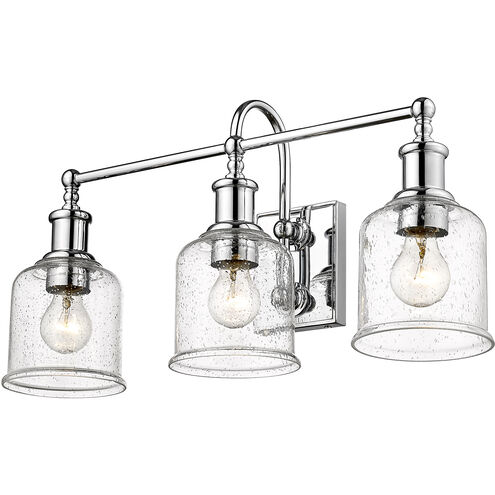 Bryant 3 Light 24 inch Chrome Vanity Wall Light