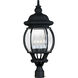 Crown Hill 4 Light 27 inch Black Outdoor Pole/Post Mount