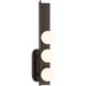 Vestra LED 5 inch Dark Bronze Wall Sconce Wall Light