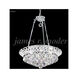 Jacqueline 6 Light 19 inch Silver Crystal Chandelier Ceiling Light