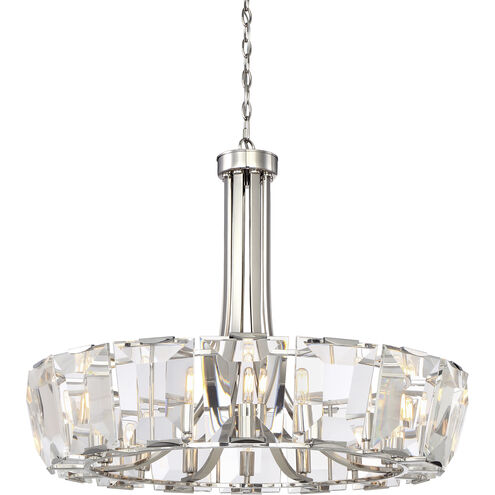 Castle Aurora 16 Light 33.25 inch Polished Nickel Chandelier Ceiling Light