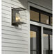 Kingston 2 Light 14.8 inch Coastal Black and Translucent Soft Gold Outdoor Sconce in Coastal Black/Translucent Soft Gold, Large