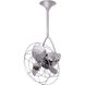 Matthews-Gerbar Jarold Direcional 13 inch Brushed Nickel Ceiling Fan, Matthews-Gerbar