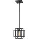 Titania 1 Light 8.5 inch Matte Black Pendant Ceiling Light
