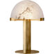 Kelly Wearstler Melange 18 inch 12.00 watt Antique-Burnished Brass Desk Lamp Portable Light