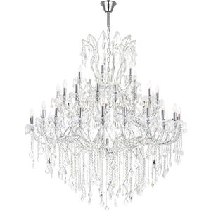 Maria Theresa 49 Light 60 inch Chrome Up Chandelier Ceiling Light