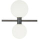 Sean Lavin Orbs Antique Bronze Low-Voltage Track Head Ceiling Light, Integrated LED