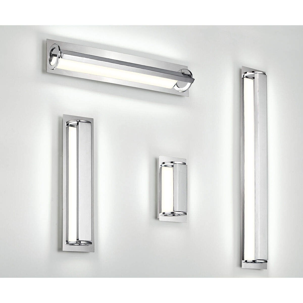 Viola LED 34 inch Chrome Wall Sconce Wall Light, Large
