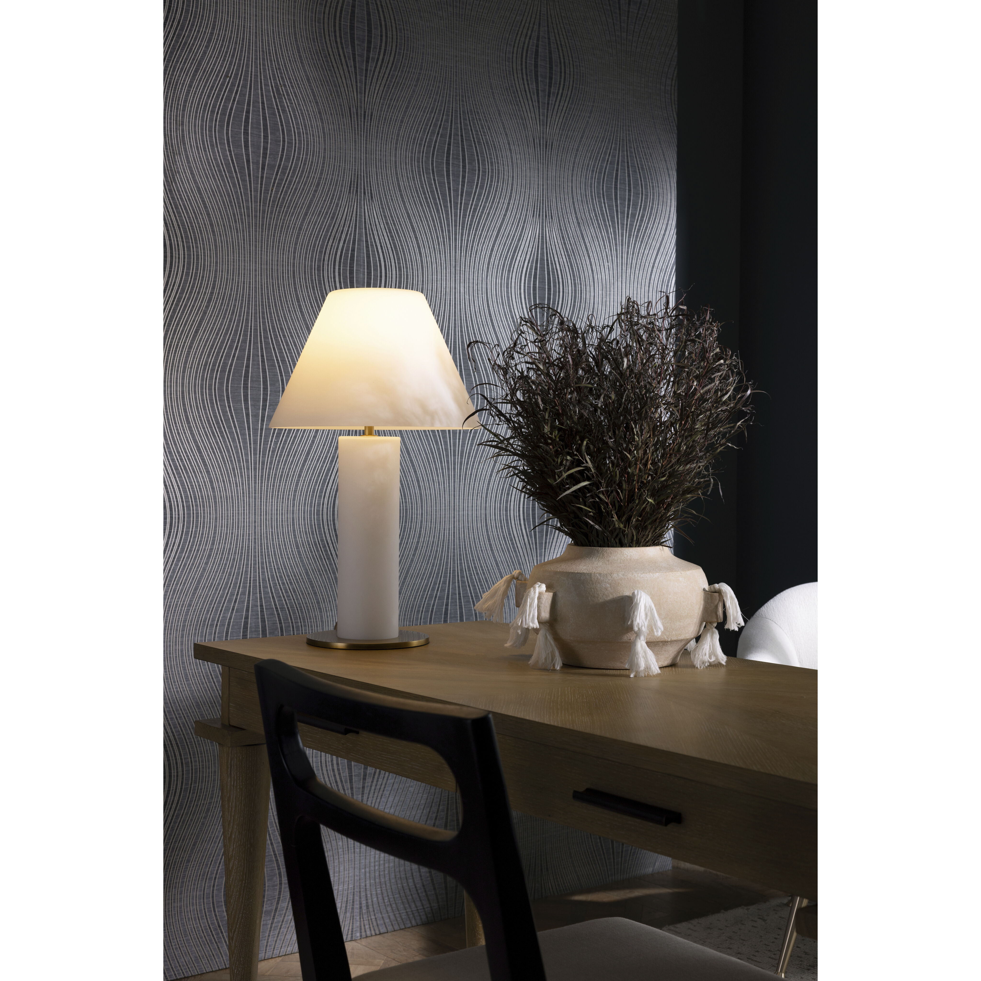 Vanhorne 23.5 inch 100.00 watt Opal Table Lamp Portable Light