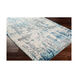 Corry 108.27 X 78.74 inch Dark Blue/Aqua/Light Slate/White/Charcoal Machine Woven Rug, Rectangle