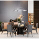 Milieu Mini Pendant 1 Light 5.5 inch Chrome Mini Pendant Ceiling Light in Firenze Light Topaz