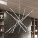 Soho 14 Light 40 inch Brushed Nickel Foyer Chandelier Ceiling Light