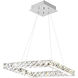 Ring LED 15 inch Chrome Island/Pool Table Light Ceiling Light