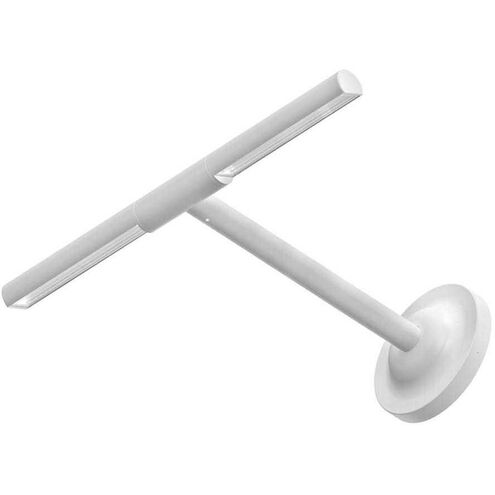 Terrace LED 5 inch Matte White Landscape Sign Light, Small