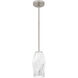 Fogel 1 Light 5 inch Brushed Nickel Mini Pendant Ceiling Light, Small