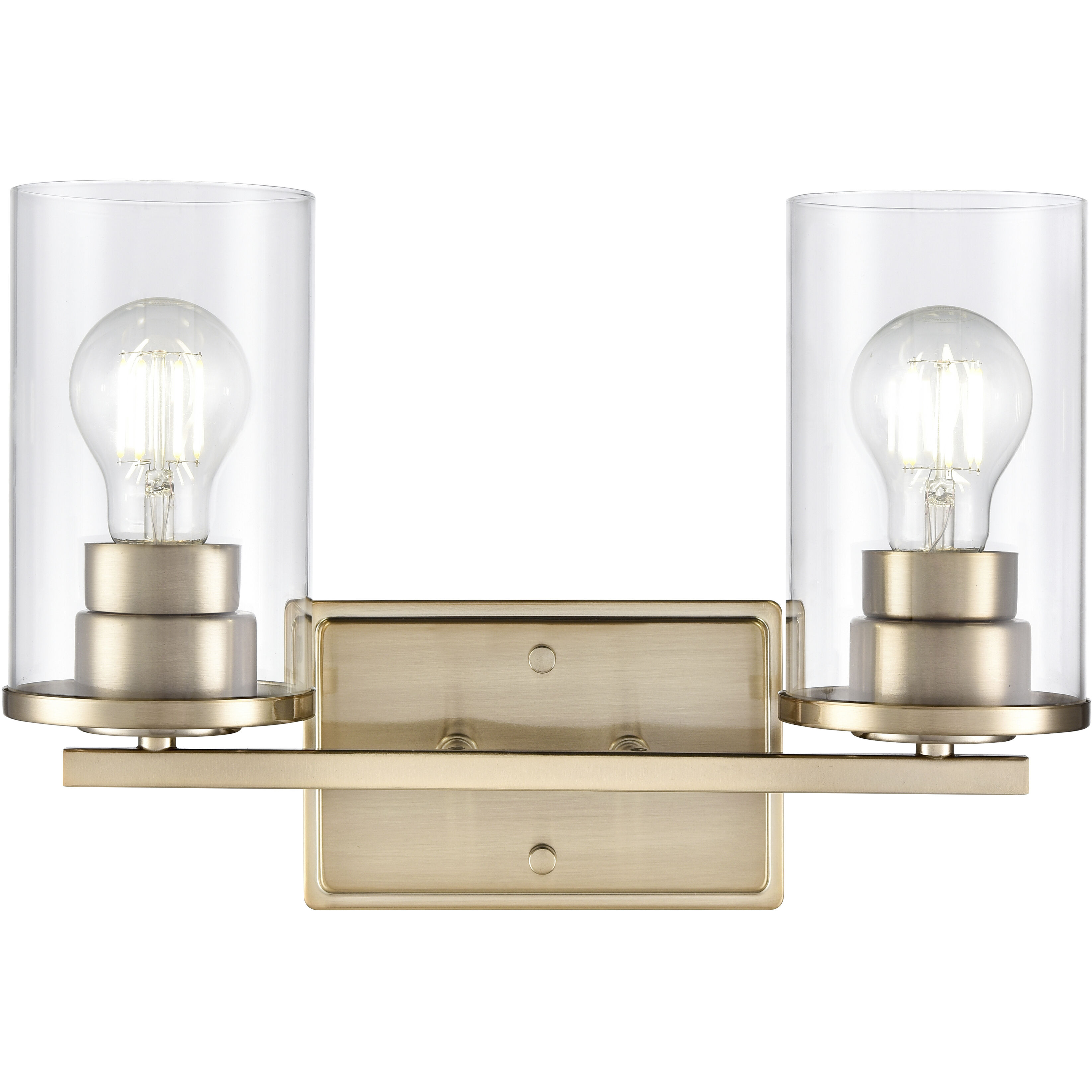 Verlana 2 Light 14 inch Modern Gold Bathroom Vanity Light Wall Light