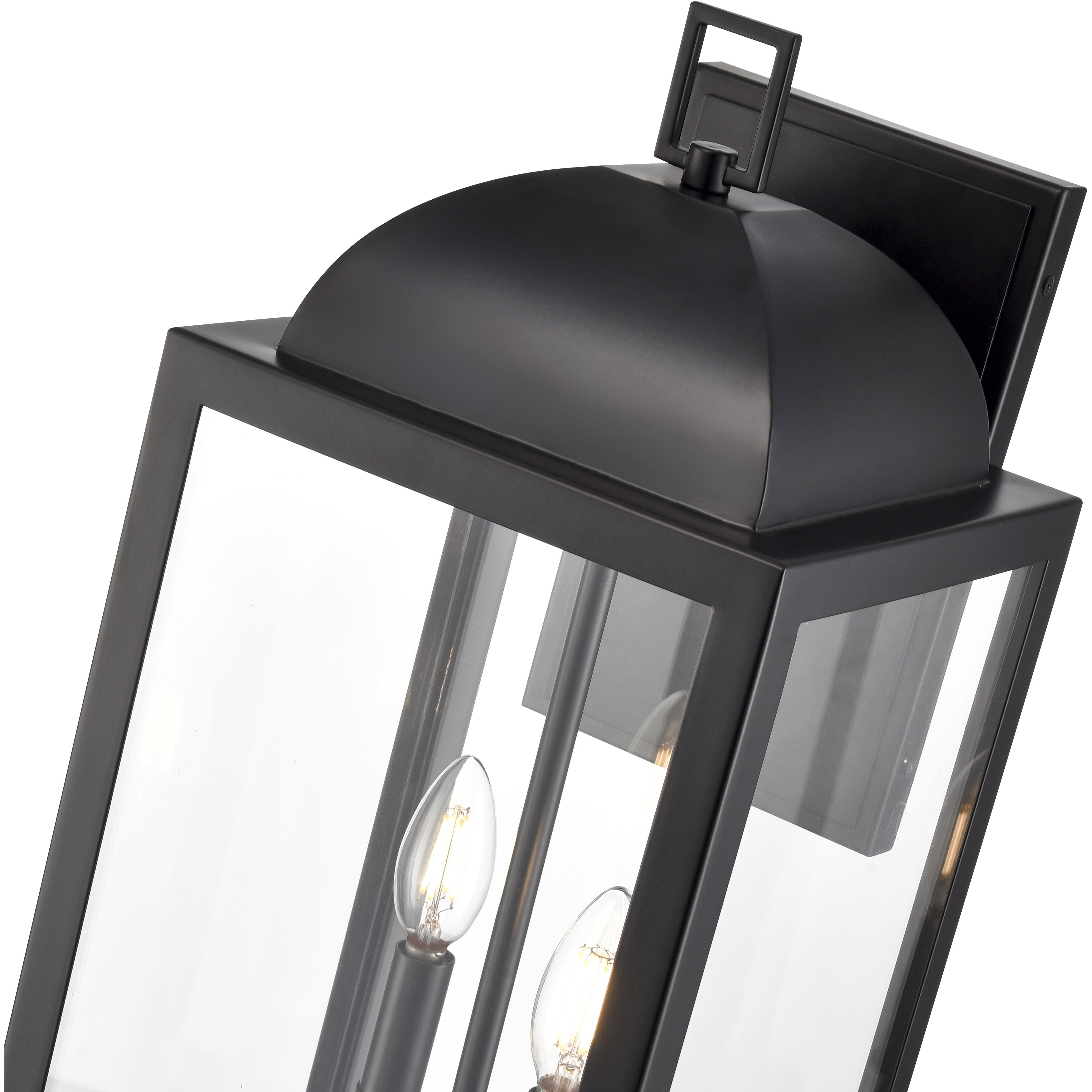 Beaufort 2 Light 22.25 inch Powder Coated Black Outdoor Wall Sconce