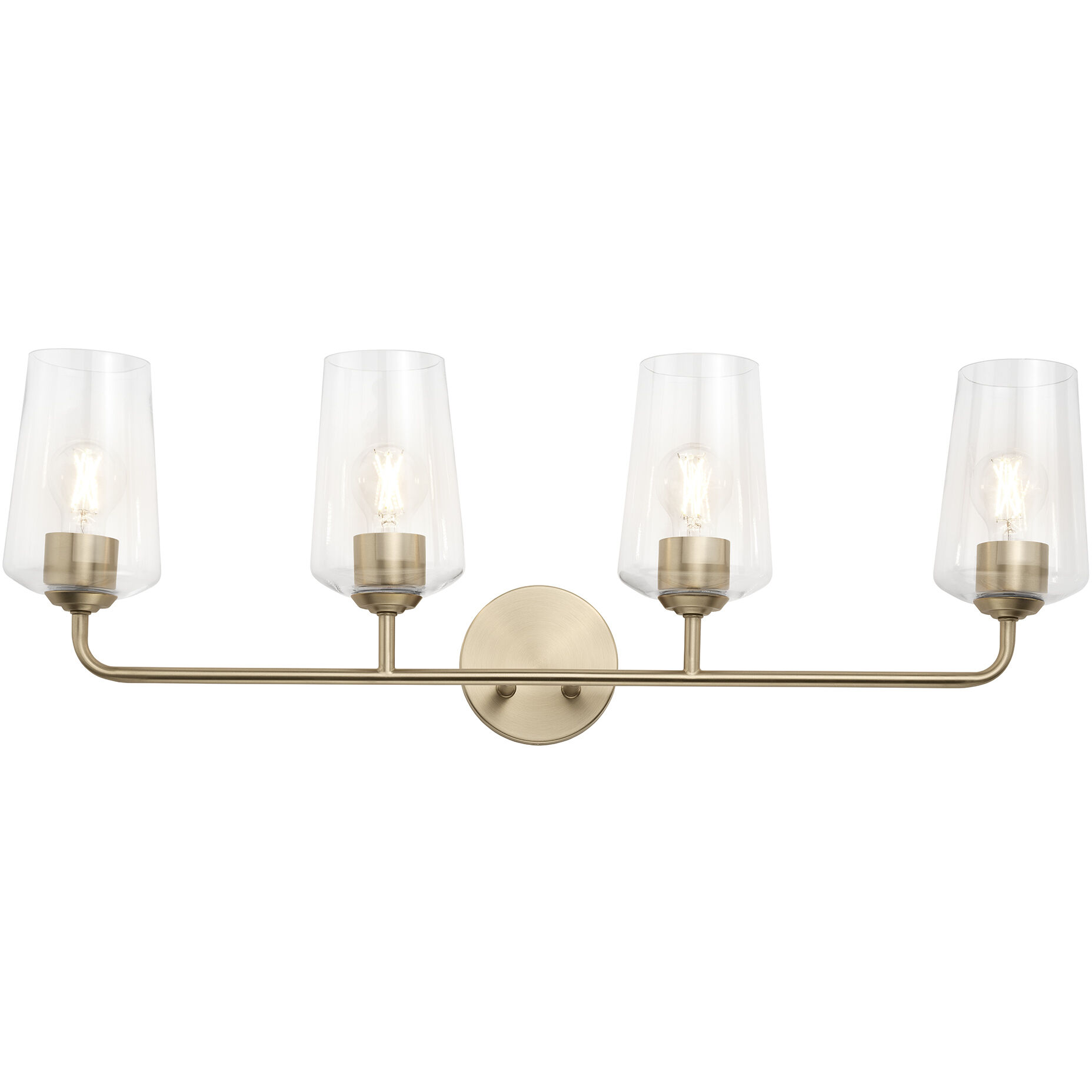 Celino 4 Light 32.5 inch Champagne Bronze Vanity Light Wall Light