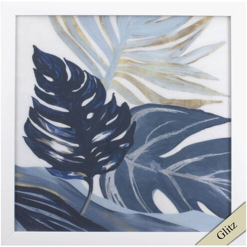 Blue Palms 27 X 27 inch Non-Glass Framed Art