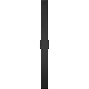 Waylen 2 Light 48 inch Black Outdoor Wall Sconce