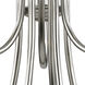 Montgomery 9 Light 34 inch Brushed Nickel Chandelier Ceiling Light