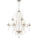 Colonial Charm 9 Light 33.13 inch White Wash and Sun Dried Clay Chandelier Ceiling Light