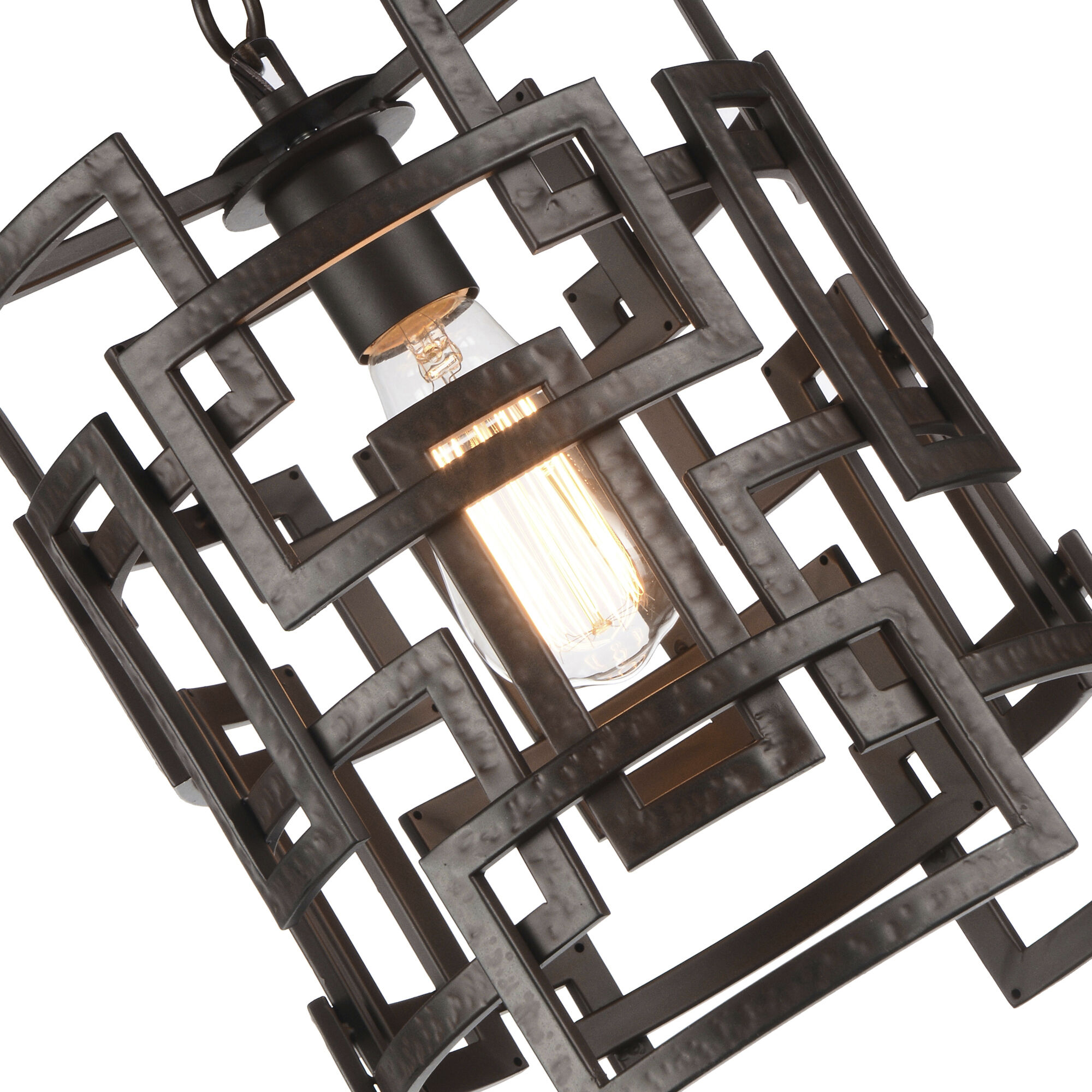 Litani 1 Light 10 inch Brown Down Chandelier Ceiling Light