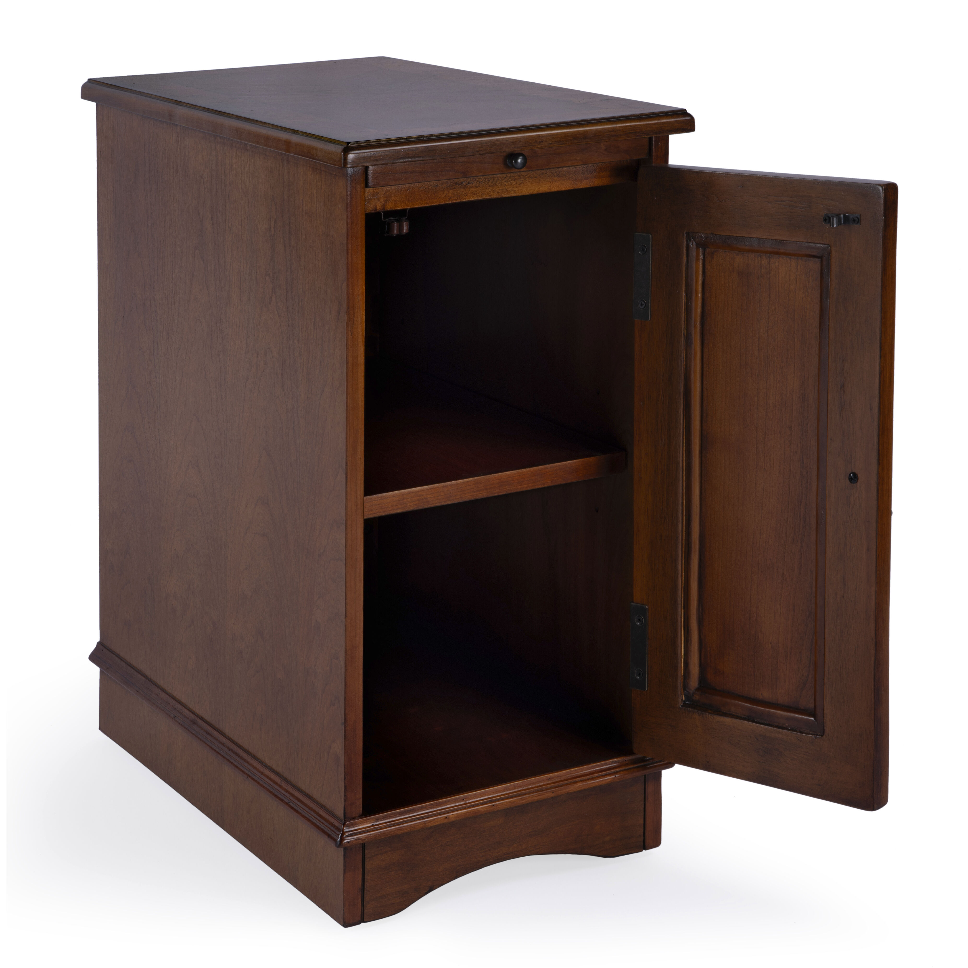 Masterpiece Harling  Olive Ash Burl Chairside Chest