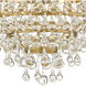 Calypso 6 Light 20 inch Vibrant Gold Chandelier Ceiling Light