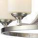 Bordeaux 5 Light 21.5 inch Brushed Nickel Chandelier Ceiling Light
