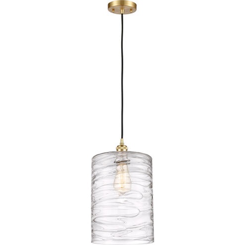 Ballston Cobbleskill LED 9 inch Satin Gold Mini Pendant Ceiling Light