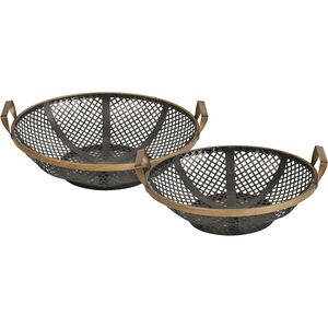 Booker 18 X 6.5 inch Decorative Bowl, Set of 2