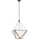 Julie Neill Lorino LED 22 inch Bronze Lantern Pendant Ceiling Light, Large