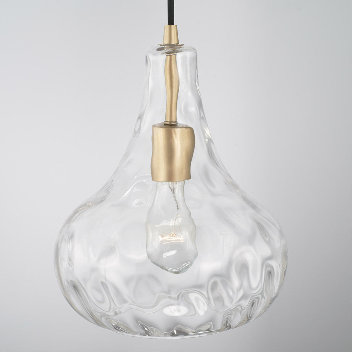 Elijah 1 Light 9 inch Soft Gold Pendant Ceiling Light
