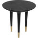 Maganini 25 X 25 inch Charcoal Black Side Table