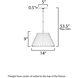 Dunbridge Weathered Brass Single Pendant Ceiling Light