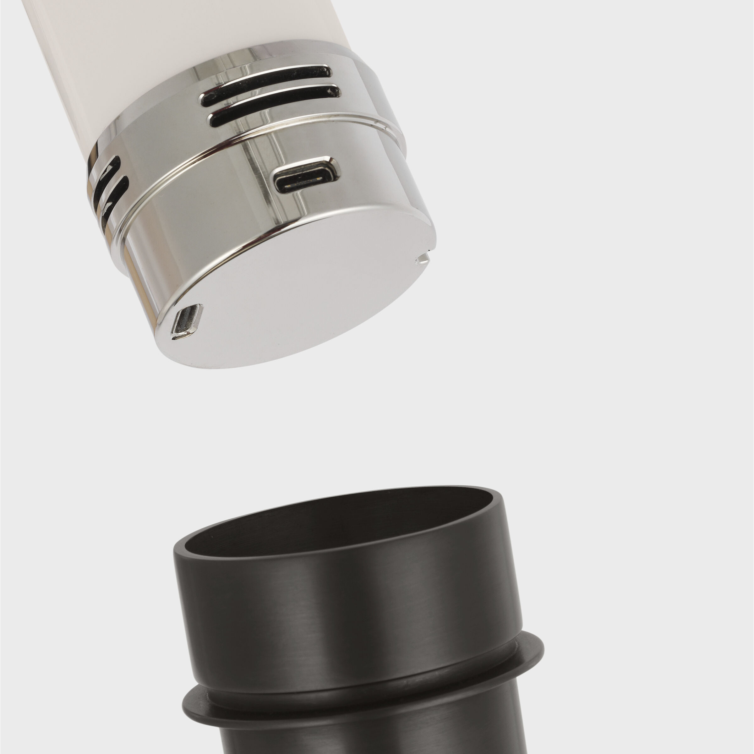 J. Randall Powers Hackney 52.5 inch 2.00 watt Bronze Cordless Bridge Arm Floor Lamp Portable Light