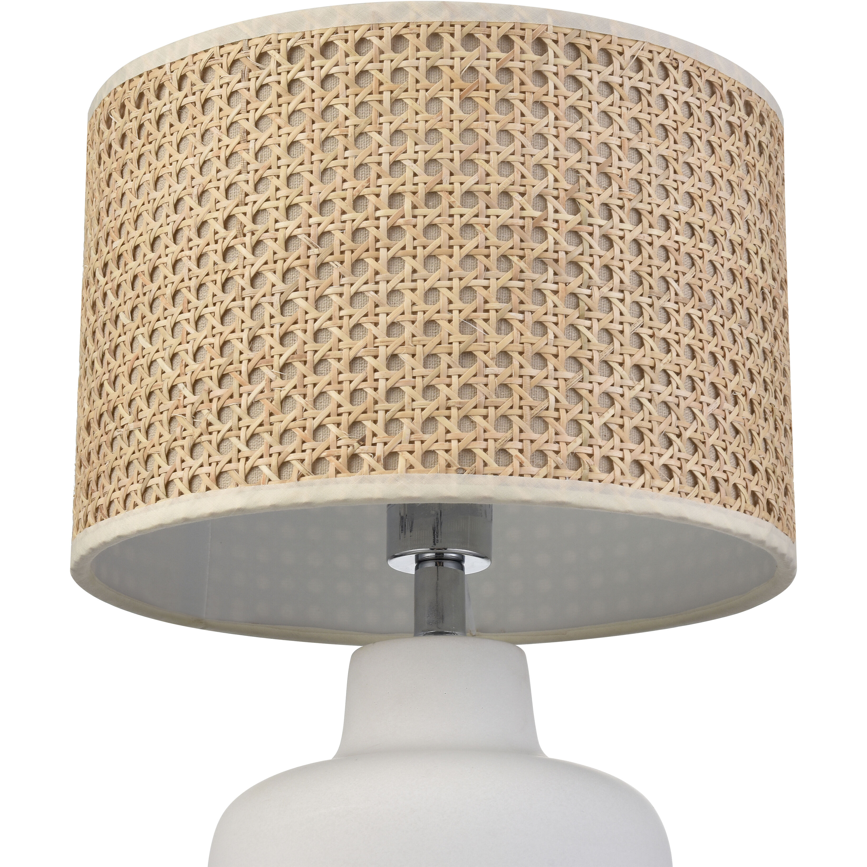 Rockport 17 inch 60 watt Matte White Table Lamp Portable Light