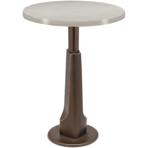 Ellie 18 inch Oxidized Bronze Acrylic Table