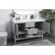 Heath 54 X 21.5 X 35 inch Grey Vanity Sink Set